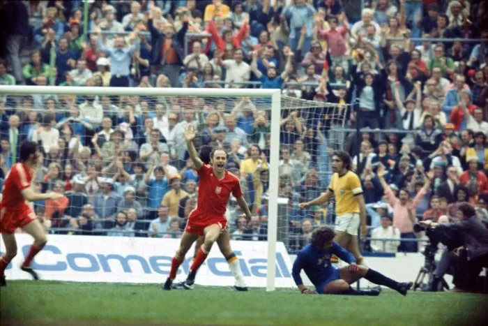 Framed Print : World Cup 1974 3rd place play off Poland 1 Brazil 0 Grzegorz Framed Print : World Cup 1974 3rd place play off Poland 1 Brazil 0 Grzegorz
