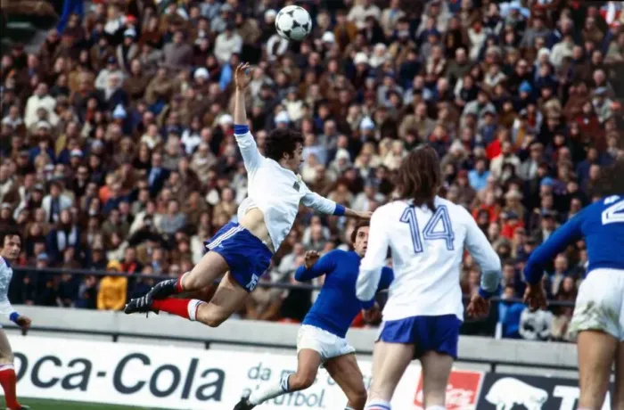 Framed Print : World Cup 1978 Group 1 France 1 Italy 2 Michel Platini (15 Framed Print : World Cup 1978 Group 1 France 1 Italy 2 Michel Platini (15