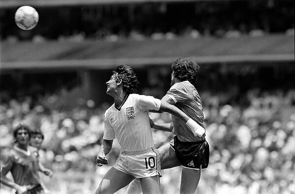 World Cup 1986 Quarter final England 1 Argentina 2 Gary Lineker