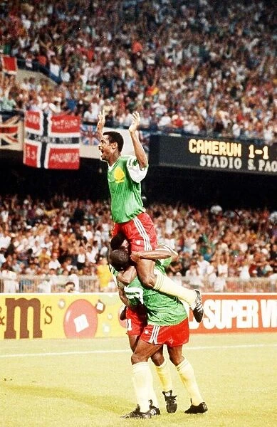 World Cup 1990 Quarter final England 3 Cameroon 2 at Naples