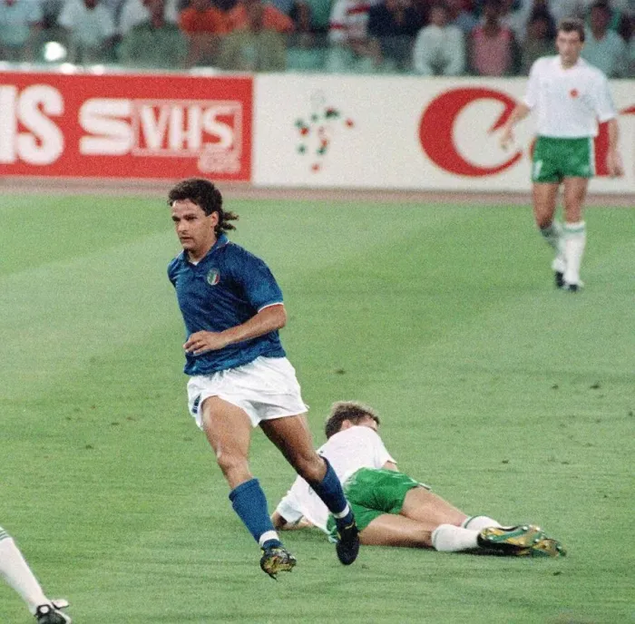 Framed Print : World Cup 1990 Quarter final Italy 1 Republic of Ireland 0 Italia 1 Eire 0