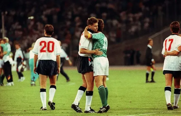 Framed Print : World Cup 1990 Semi Final England 1 West Germany 1 Chris Waddle