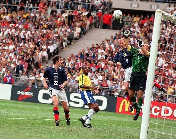 World Cup 1998 Group A Scotland 1 Brazil 2 Gordon Durie (9
