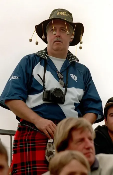 Framed Print : World cup cricket May 1999 Scotland versus Australia SCOTLAND SUPPORTER BRIAN Framed Print : World cup cricket May 1999 Scotland versus Australia SCOTLAND SUPPORTER BRIAN