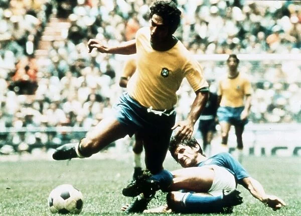 World Cup Final 1970 Brazil 4 Italy 1 Azteca