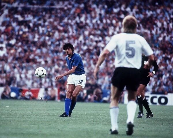 World Cup final 1982 Italy v West Germany football Tardelli
