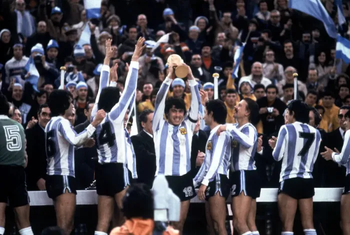 Framed Print : World Cup Final between Argentina and Holland, played at Estadio River Plate football