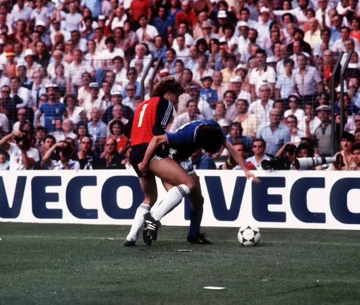 Framed Print : World Cup final in Spain June 1982 Italy 3 West Germany 1