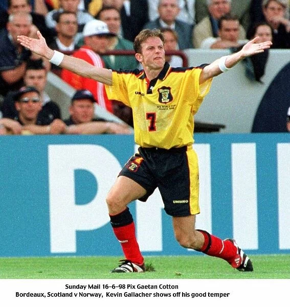 World Cup France 1998 Group A Scotland 1 Norway 1 Footballer