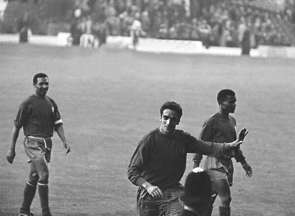 World Cup Hungary versus Portugal 15 July 1966 The Portugese players leave