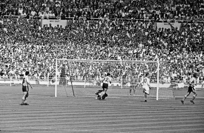 Framed Print : World Cup Quarter Final match at Wembley Stadium. England 1 v Argentina 0 Framed Print : World Cup Quarter Final match at Wembley Stadium. England 1 v Argentina 0