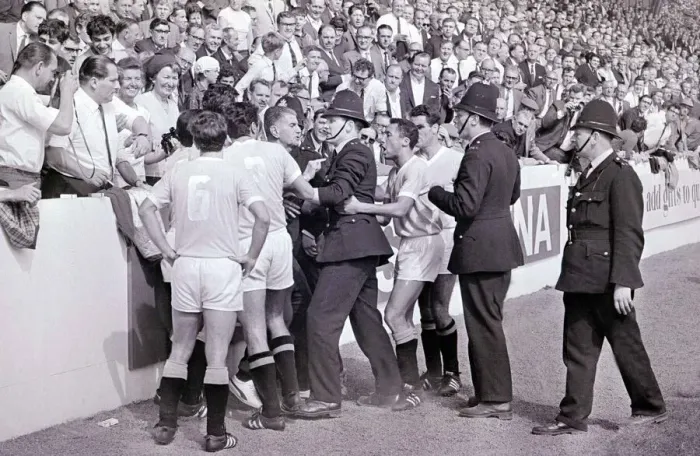 Framed Print : World Cup Quarter Finals West Germany versus Uruguay 24th July 1966 Uruguay Framed Print : World Cup Quarter Finals West Germany versus Uruguay 24th July 1966 Uruguay