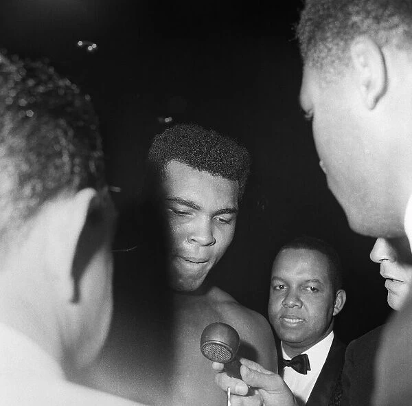 World Heavyweight Championship fight between Muhammad Ali and Brian London at Earls Court