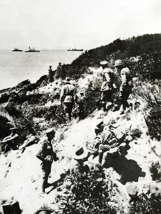 Framed Print : World War One Gallipoli. Australian troops tend to the wounded on the Gallipoli Framed Print : World War One Gallipoli. Australian troops tend to the wounded on the Gallipoli