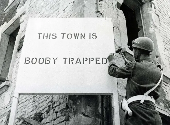 Framed Print : World War II Invasion of France D-day + 56 A Canadian military policeman seen here Framed Print : World War II Invasion of France D-day + 56 A Canadian military policeman seen here