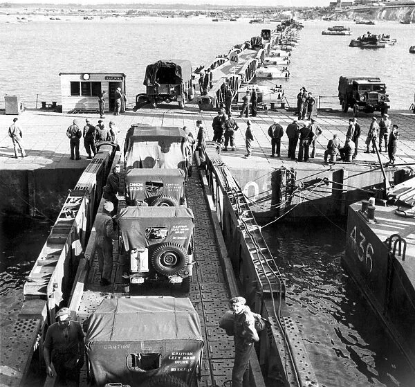 World War II Invasion of France - Operation Overlord Lorries