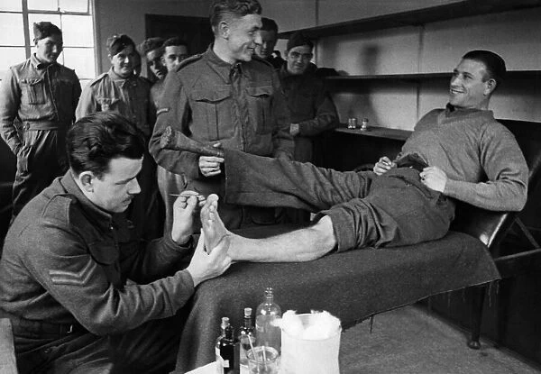 World War II POW s: Ex. P. O. W. at a Military Medical Centre in South East Scotland
