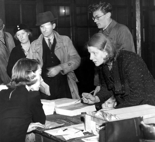 World War Two - Second World War - Applicants for the new issue ration books