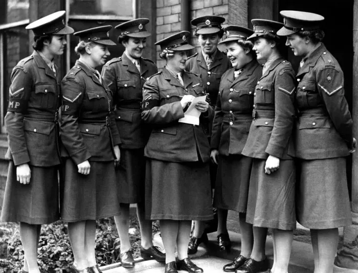 Framed Print : World War Two - Second World War - ATS (Auxiliary Territorial Service) Military Police Framed Print : World War Two - Second World War - ATS (Auxiliary Territorial Service) Military Police