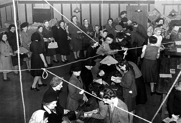 World War Two - Second World War - Busy scenes at Newcastle Food Control Office