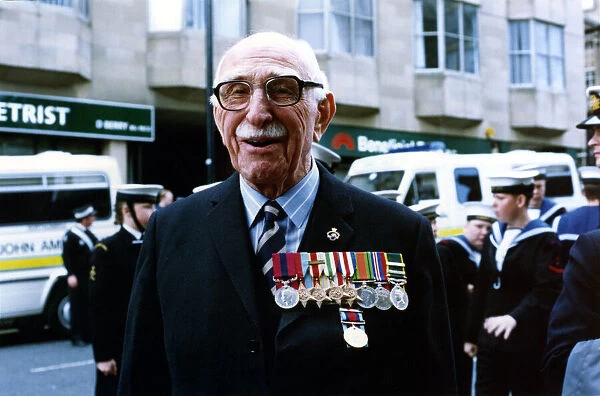 World War Two - Second World War - D-Day Remembrance Parade - Veteran Philip Crossling