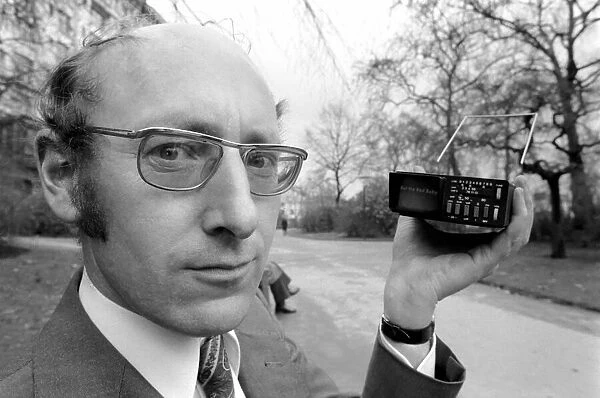 Worlds 1st pocket TV. Sinclair Radionics. Managing Director of Sinclair Radionics, Mr
