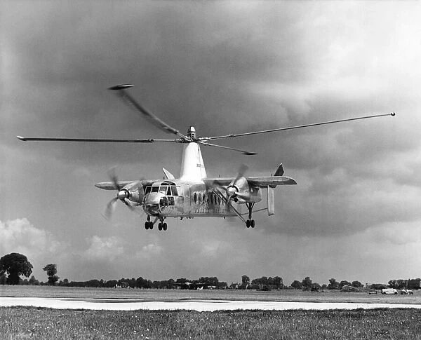 The worlds first vertical take-off airliner, the British Fairey Rotodyne