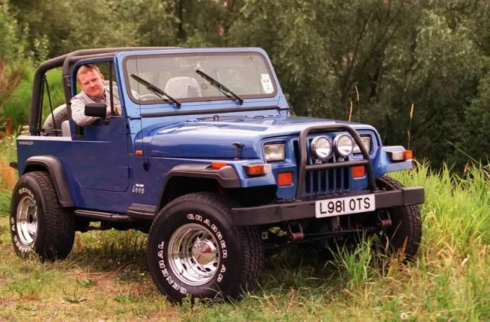 Framed Print : WRANGLER JEEP GRAHAM DICKSON IN HIS 4X4 29TH JULY 1997 Framed Print : WRANGLER JEEP GRAHAM DICKSON IN HIS 4X4 29TH JULY 1997