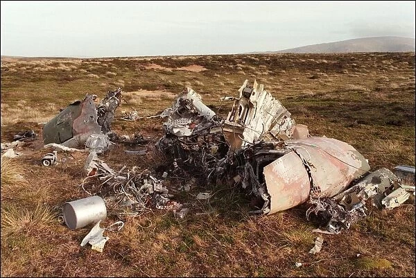 Wreckage still remains from the Falklands War - March 1999