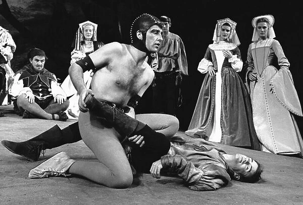 The Wrestling scene from the RSC production of 'As You Like It'
