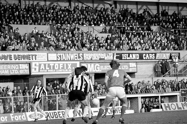 Wrexham 0 v. Newcastle 0. Division Two Football. January 1981 MF01-09-029