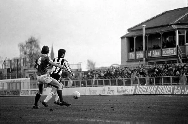 Wrexham 0 v. Newcastle 0. Division Two Football. January 1981 MF01-09-020