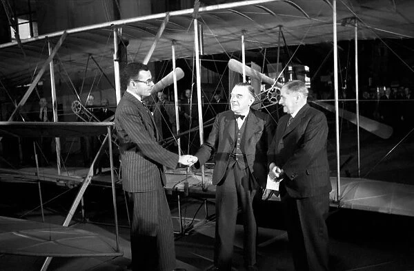 Wright Brothers Kitty Hawk aeroplane, going back to U. S