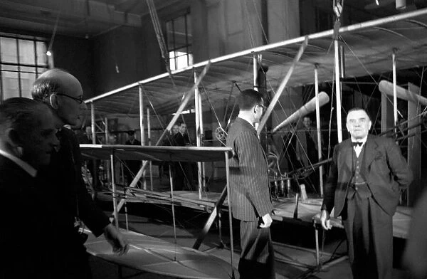 Wright Brothers Kitty Hawk aeroplane, going back to U. S