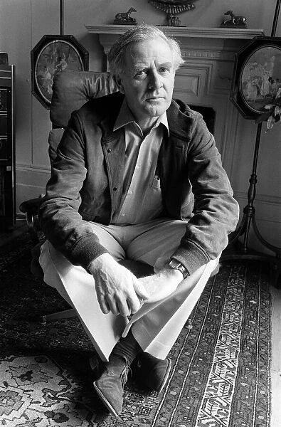 Writer David Cornwall (John Le Carre) at his home Hampstead, north London