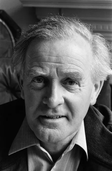 Framed Print : Writer David Cornwall (John Le Carre) at his home Hampstead, north London