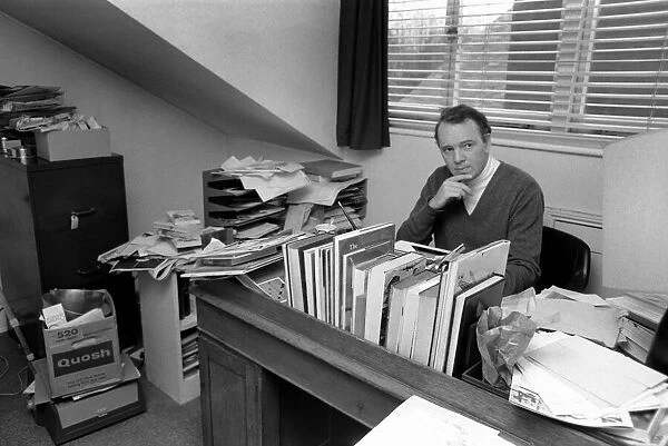 Writer, Gavin Lyall pictured at his home at Provost Road, Chalk Farm, N. W. 3
