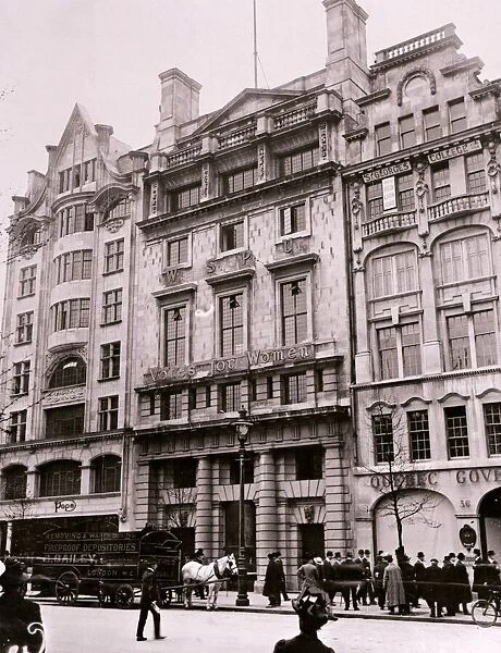 WSPU Headquarters in Kingsway London May 1913 Women