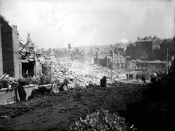 WW II Air Raid Damage Bomb damage Merseyside A©dm Jb: op220-b
