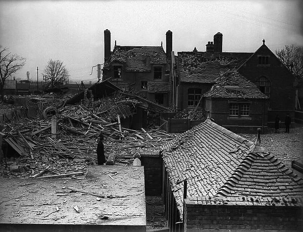 WW2 Air Raid Damage in Ashford Kent 24th March 1943