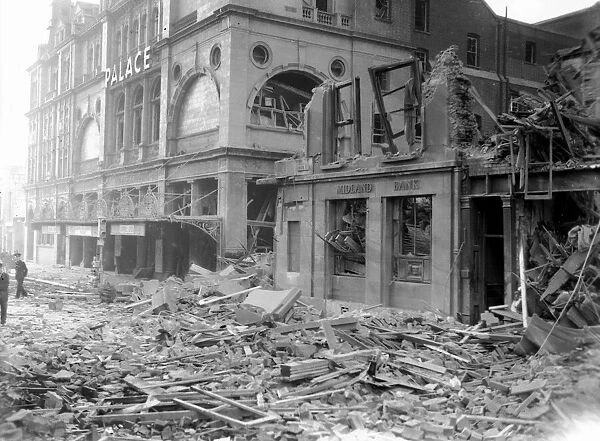 WW2 Air Raid Damage August 1943 Bomb damage on the south coast