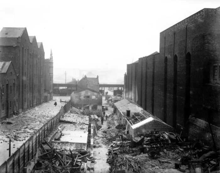 Framed Print : WW2 Air Raid Damage Bomb damage in Liverpool A bombed wharehouse in Liverpool Framed Print : WW2 Air Raid Damage Bomb damage in Liverpool A bombed wharehouse in Liverpool