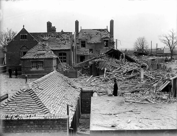 WW2 Air Raid Damage September 1944 Rocket raid at Upton Park