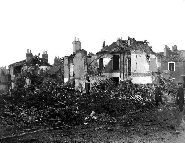 WW2 Air Raid Damage Southampton Bomb damage at Southampton
