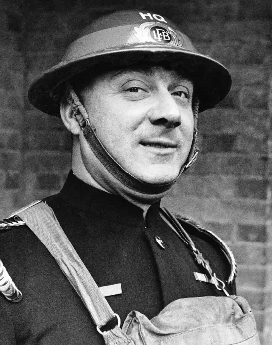 Framed Print : WW2 air raid warden Framed Print : WW2 air raid warden