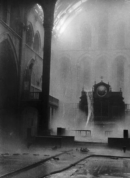 WW2 Air Raids in church