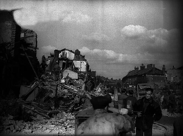 WW2 Bomb Damage at Leytonstone October 1944