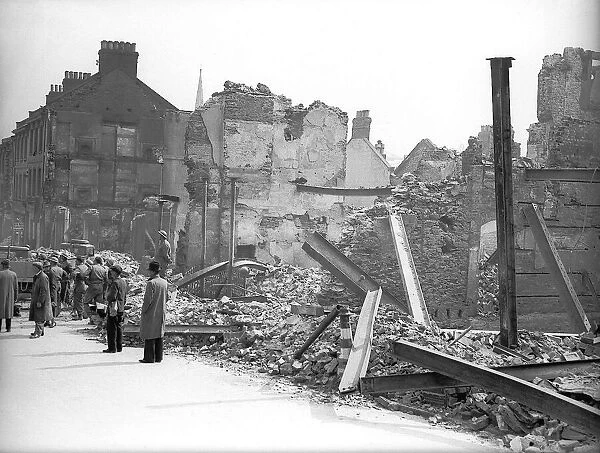 WW2 Bomb Damage Plymouth 21st March 1941
