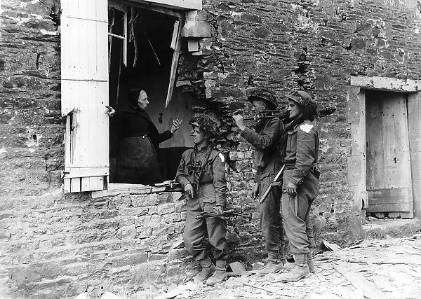 WW2 France Caen Amaye-Sur-Orne 1944 As the British entered the small village of