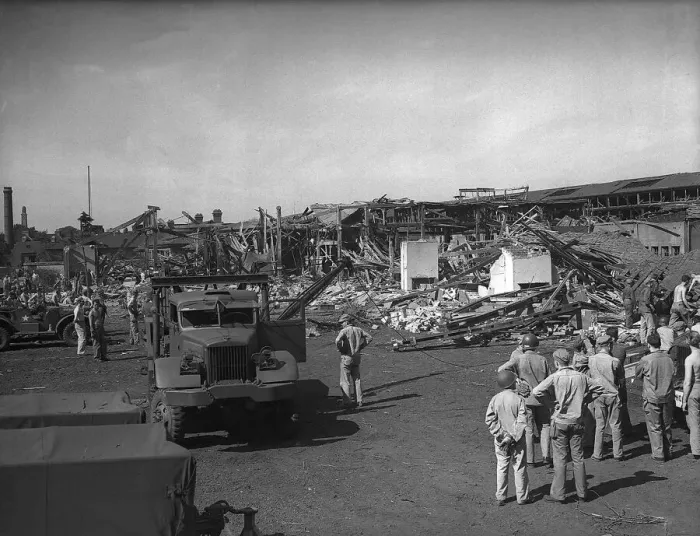 Framed Print : WW2 V1 Doodle Bug Bombing Richmond Aug 1944 Buzz bomb damage in Richmond Framed Print : WW2 V1 Doodle Bug Bombing Richmond Aug 1944 Buzz bomb damage in Richmond
